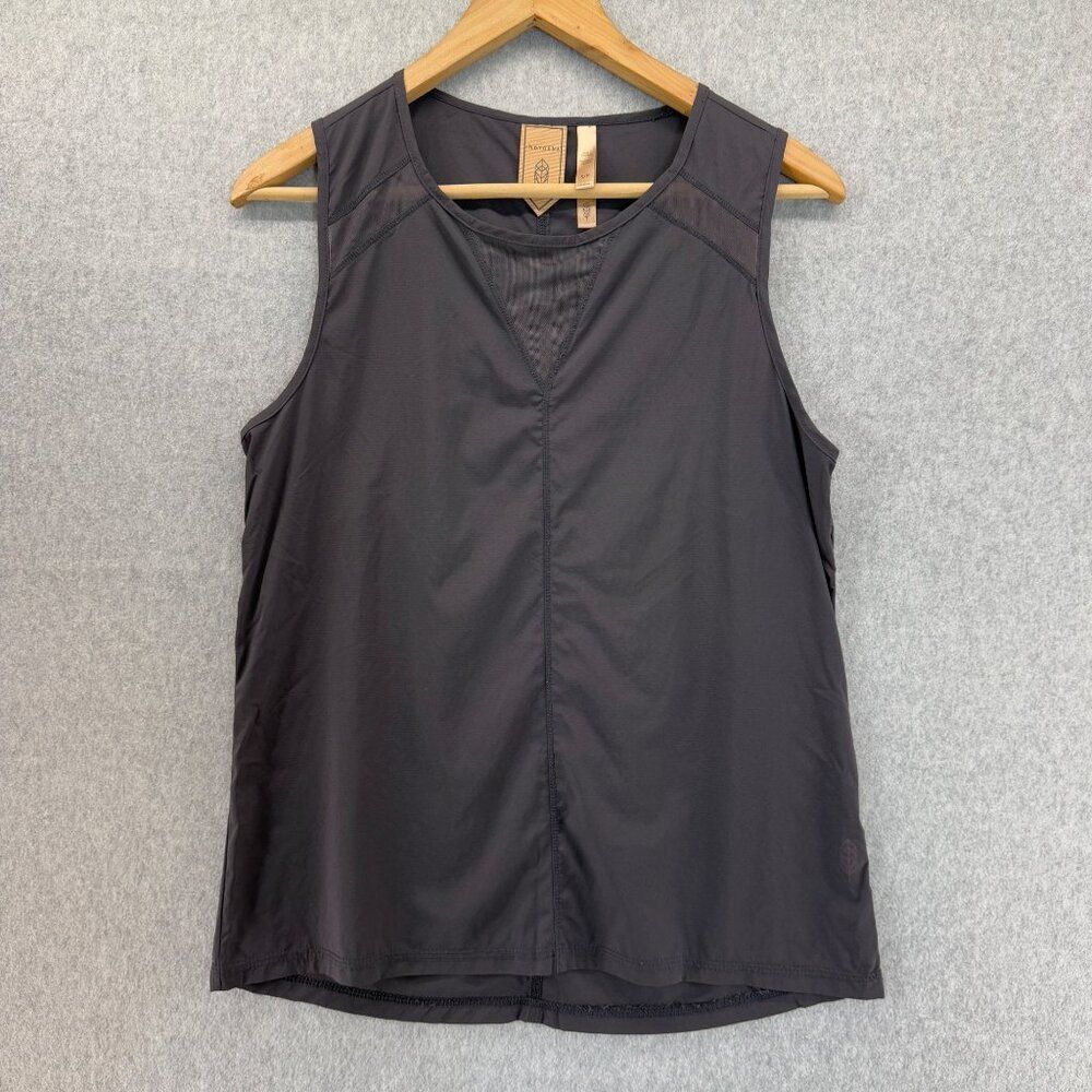 Indygena Size‎ Small Sleeveless Gray Tank Top Athletic Workout Gym Womens Nylon